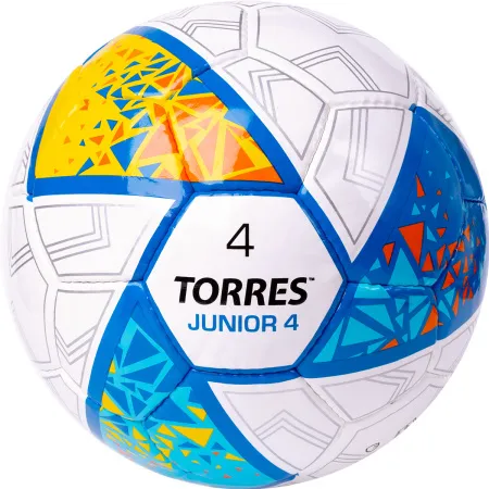 Мяч футб. TORRES Junior-4, F323804, р.4,глянц.ПУ, 4 сл, 32п, руч.сш, бел-жел-гол за 2&nbsp;070.60 ₽ купить в Стерлитамаке