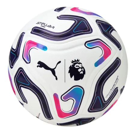 Мяч футб. PUMA Stellar Pro PL, 08510701, р.5, FIFA Quality Pro, 8п, ПУ, термосш, бело-фиолетовый за 9&nbsp;069.50 ₽ купить в Стерлитамаке