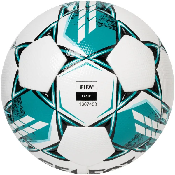 Мяч футб. SELECT NUMERO 10 V23, 0575060004, р.5, FIFA Basic, 32п, ПУ, руч. сш, бело-бирюзовый за 8&nbsp;051.20 ₽ в Стерлитамаке