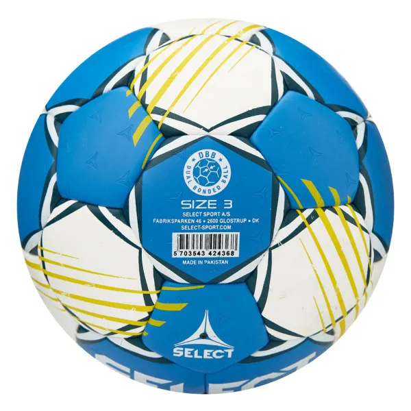 Мяч ганд. SELECT HB FORCE DB V25, 1622858205, Senior (р.3), EHF Appr,ПУ, гибр.сш., сине-белый за 8&nbsp;438.80 ₽ в Стерлитамаке