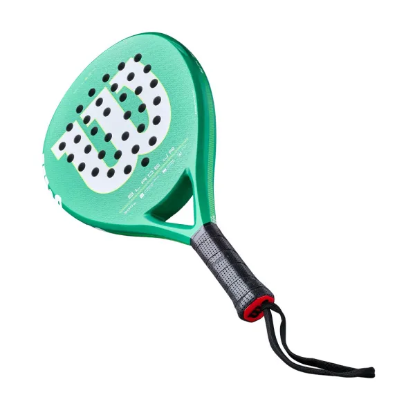 Ракетка для падела WILSON Blade Jr  V4 Padel, WR213811U0, для начин-х, стекловолокно, зеленый за 14&nbsp;934.50 ₽ в Стерлитамаке