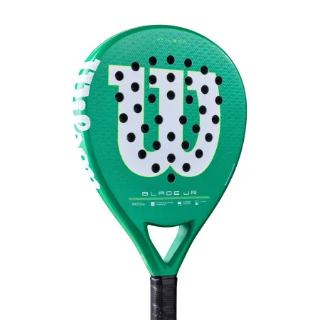 Ракетка для падела WILSON Blade Jr  V4 Padel, WR213811U0, для начин-х, стекловолокно, зеленый за 14&nbsp;934.50 ₽ купить в Стерлитамаке