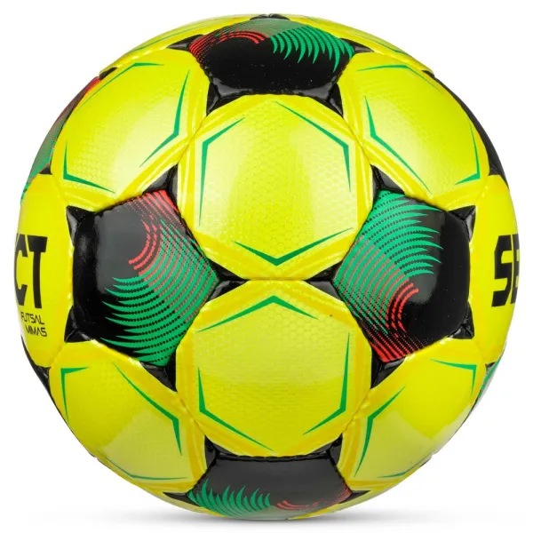 Мяч футзал. SELECT Futsal Mimas V26, 1053471007, р.4,FIFA Basic, 32п, ПУ, руч.сш, желто-зелено-черн. за 6&nbsp;113.20 ₽ в Стерлитамаке