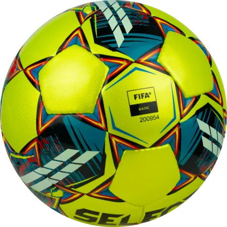 Мяч футзал. SELECT Futsal Mimas, 1053460550, р.4,FIFA Basic, 32 пан, гл.ПУ, руч.сш, жел-сине-красный за 6&nbsp;303.60 ₽ купить в Стерлитамаке