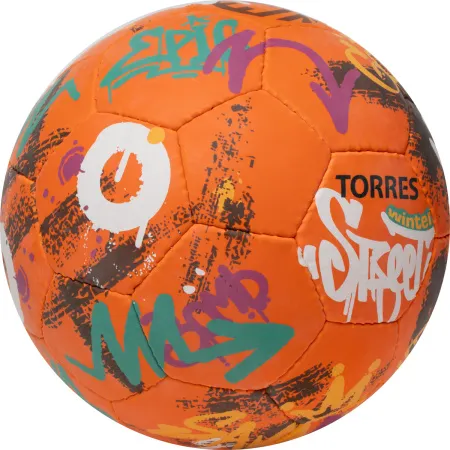 Мяч футб. TORRES Winter Street, F023285, р.5, 32 пан, рез, 4 подкл. слоя, руч. сшив,оранж-мультик. за 2&nbsp;713.20 ₽ купить в Стерлитамаке