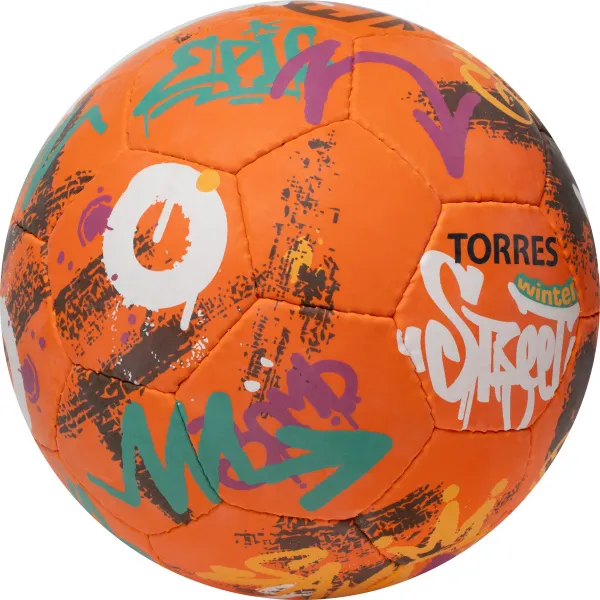 Мяч футб. TORRES Winter Street, F023285, р.5, 32 пан, рез, 4 подкл. слоя, руч. сшив,оранж-мультик. за 2&nbsp;713.20 ₽ в Стерлитамаке