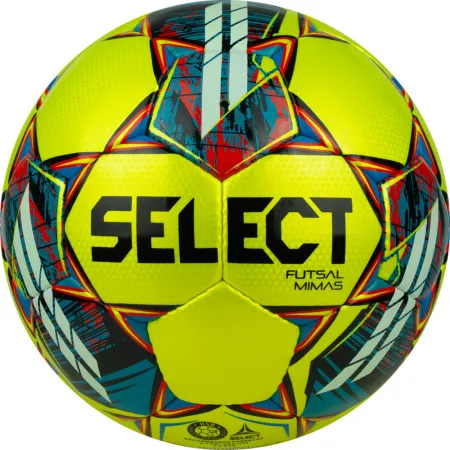 Мяч футзал. SELECT Futsal Mimas, 1053460550, р.4,FIFA Basic, 32 пан, гл.ПУ, руч.сш, жел-сине-красный за 6&nbsp;303.60 ₽ купить в Стерлитамаке