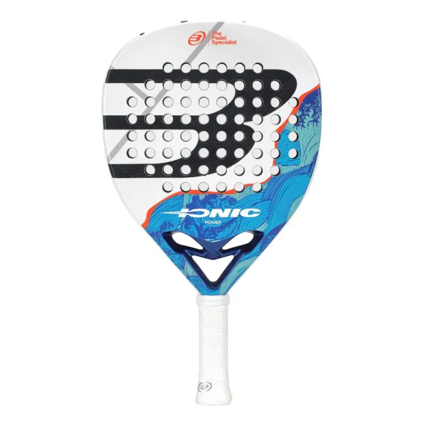 Ракетка для падела BULLPADEL Ionic Power 26, 494411, для продв. игроков, стекловолокно, сине-белый за 28&nbsp;944.20 ₽ в Стерлитамаке