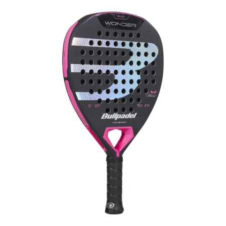 Ракетка для падела BULLPADEL Wonder 27, 497250, для продв.игроков, стекловолокно, карбон, черно-роз за 42&nbsp;969.20 ₽ купить в Стерлитамаке