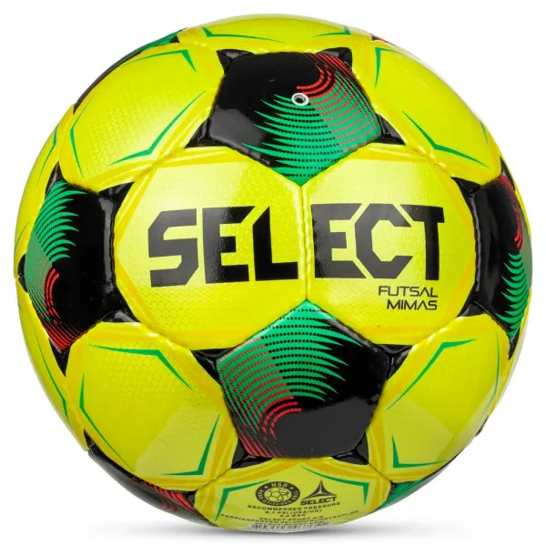 Мяч футзал. SELECT Futsal Mimas V26, 1053471007, р.4,FIFA Basic, 32п, ПУ, руч.сш, желто-зелено-черн. за 6&nbsp;113.20 ₽ в Стерлитамаке