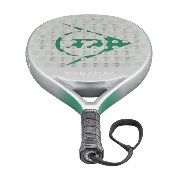 Ракетка для падела Dunlop Megamax Silver, 10370741, для начинающих, графит, серебристый за 11&nbsp;740.20 ₽ в Стерлитамаке