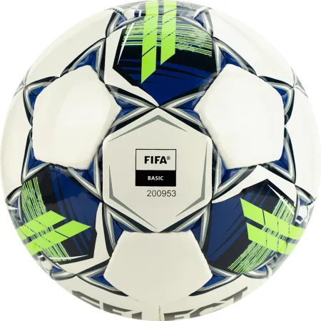 Мяч футзал. SELECT Futsal Master Shiny V22, 1043460004, р.4, Basic,32п, гл.ПУ, руч.сш,бел-син-зел за 7&nbsp;539.50 ₽ купить в Стерлитамаке