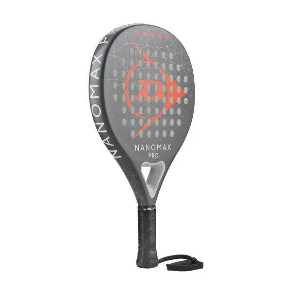 Ракетка для падела Dunlop Nanomax Pro, 10370739, для профессионалов, карбон,серо-оранжевый за 17&nbsp;248.20 ₽ в Стерлитамаке