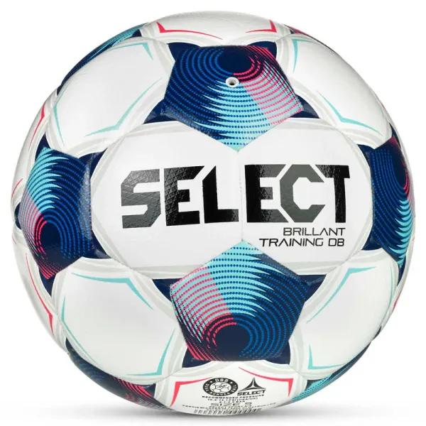 Мяч футб. SELECT Brillant Training DB V25, 0864171002, р.4, 32п, ТПУ, гибр.сш, бело-синий за 4&nbsp;936.80 ₽ в Стерлитамаке