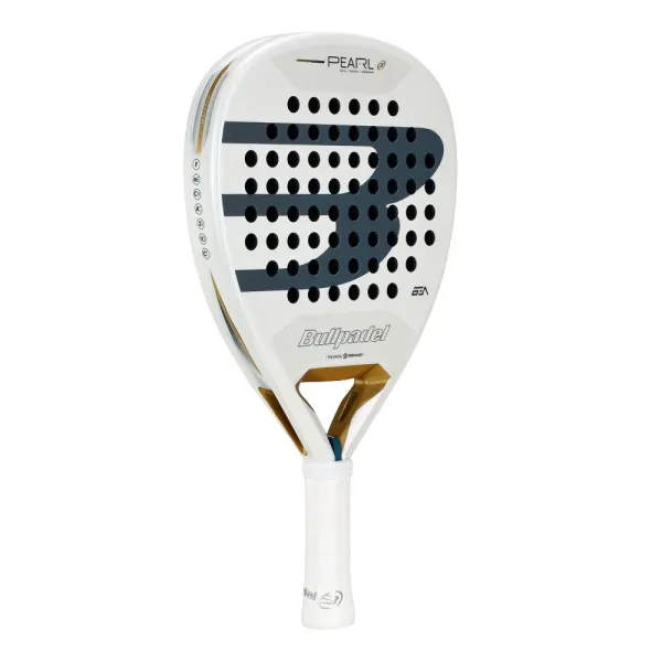Ракетка для падела BULLPADEL Pearl 26, 493804, для профессионалов, карбон, бело-серый за 35&nbsp;929.50 ₽ в Стерлитамаке