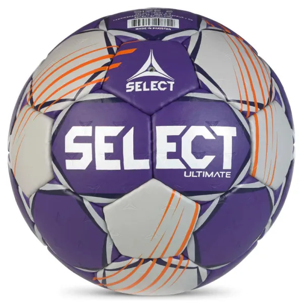 Мяч ганд. SELECT Ultimate Official EHF V24, 1612858999, Senior(р.3), EHF Appr, ПУ, руч.сш, фиол-сер за 15&nbsp;504 ₽ в Стерлитамаке