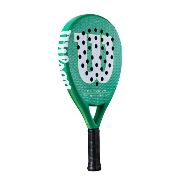 Ракетка для падела WILSON Blade Jr  V4 Padel, WR213811U0, для начин-х, стекловолокно, зеленый за 14&nbsp;934.50 ₽ в Стерлитамаке