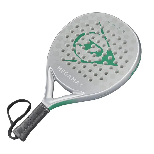 Ракетка для падела Dunlop Megamax Silver, 10370741, для начинающих, графит, серебристый за 11&nbsp;740.20 ₽ в Стерлитамаке