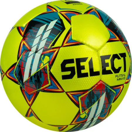 Мяч футзал. SELECT Futsal Mimas, 1053460550, р.4,FIFA Basic, 32 пан, гл.ПУ, руч.сш, жел-сине-красный за 6&nbsp;303.60 ₽ купить в Стерлитамаке