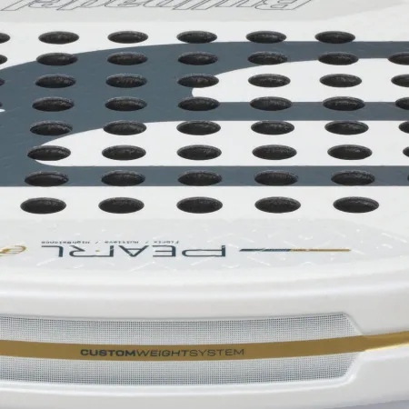 Ракетка для падела BULLPADEL Pearl 26, 493804, для профессионалов, карбон, бело-серый за 35&nbsp;929.50 ₽ купить в Стерлитамаке