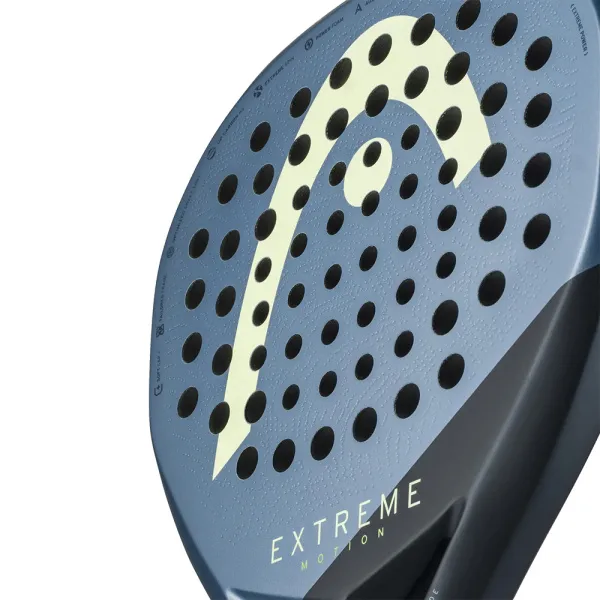Ракетка для падела HEAD Extreme Motion, 223135, для профессионалов, углеродное волокно, темно-синий за 26&nbsp;894 ₽ в Стерлитамаке
