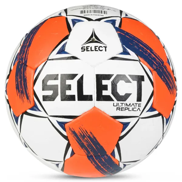 Мяч ганд. SELECT Ultimate Replica v25, 3572858745, р.3(Senior), ПУ,руч.сш, бел-оранж-т.син за 5&nbsp;373.70 ₽ в Стерлитамаке