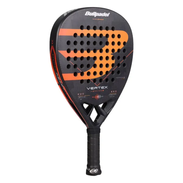 Ракетка для падела BULLPADEL Vertex Advance, 494414, для проф. и любителей, карбон, черно-оранжевый за 21&nbsp;559.40 ₽ в Стерлитамаке